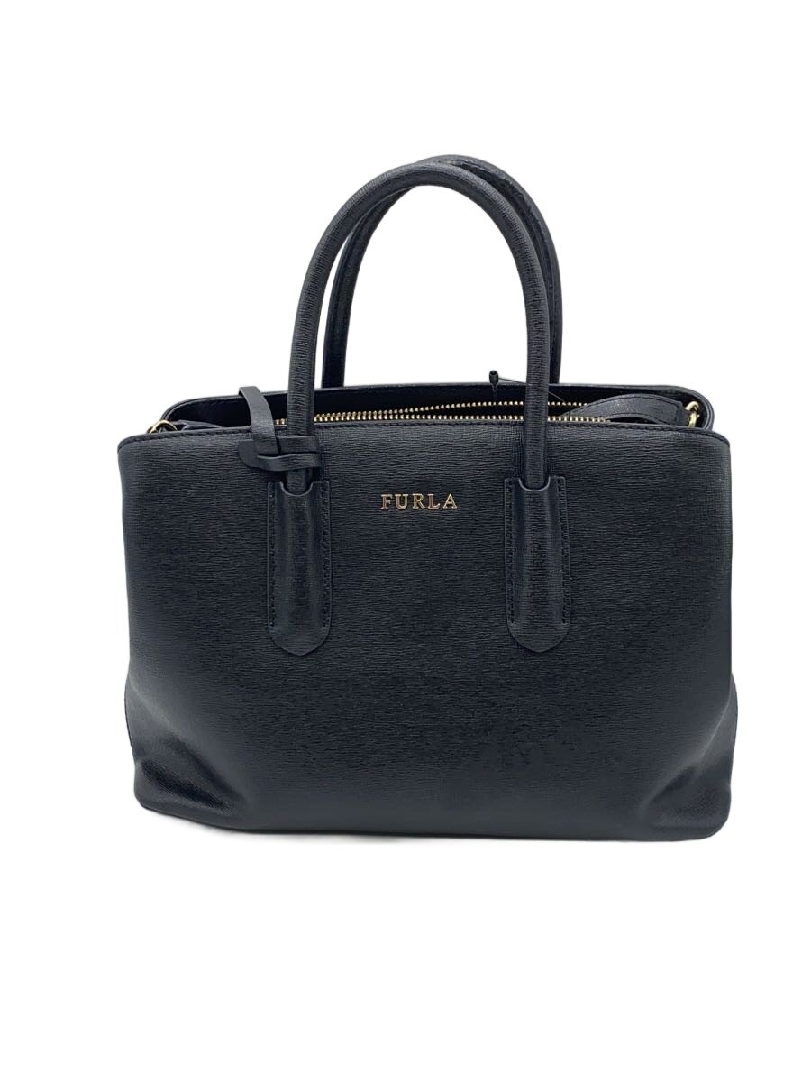 【中古】FURLA◆トートバッグ/レザー
