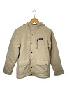 【中古】patagonia◆ジャケット/XL/ナイロン/BEG/無地/68460【キッズ】