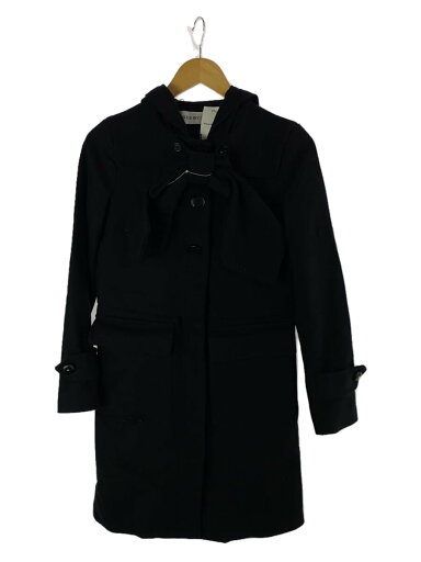 【中古】SEE BY CHLOE◆コート/38/ウール/ブラック/LK18600/リボン【レディースウェア】 【中古】SEE BY CHLOE◆コート/38/ウール/ブラック/LK18600/リボン【レディースウェア】