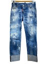 【中古】DSQUARED2◆ボトム/34/コットン/IDG/S75LB0728/23SSJENNIFER CROPPED JEAN【レディースウェア】