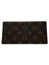 【中古】LOUIS VUITTON◆アジェンダ・オリゾンタル_モノグラム・キャンバス_BRW/レザー/BRW/メンズ【服飾雑貨他】