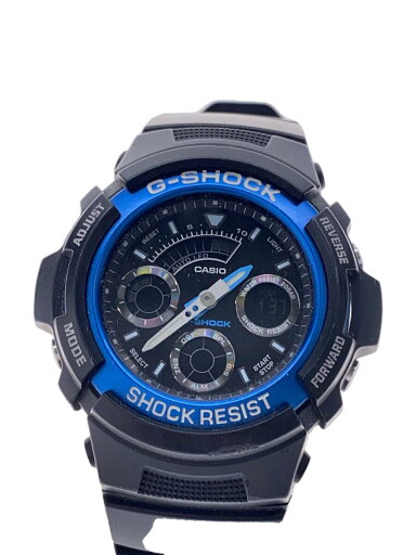 【中古】CASIO◆クォーツ腕時計/アナログ/--/BLK/BLK/AW-591【服飾雑貨他】 【中古】CASIO◆クォーツ腕時計/アナログ/--/BLK/BLK/AW-591【服飾雑貨他】