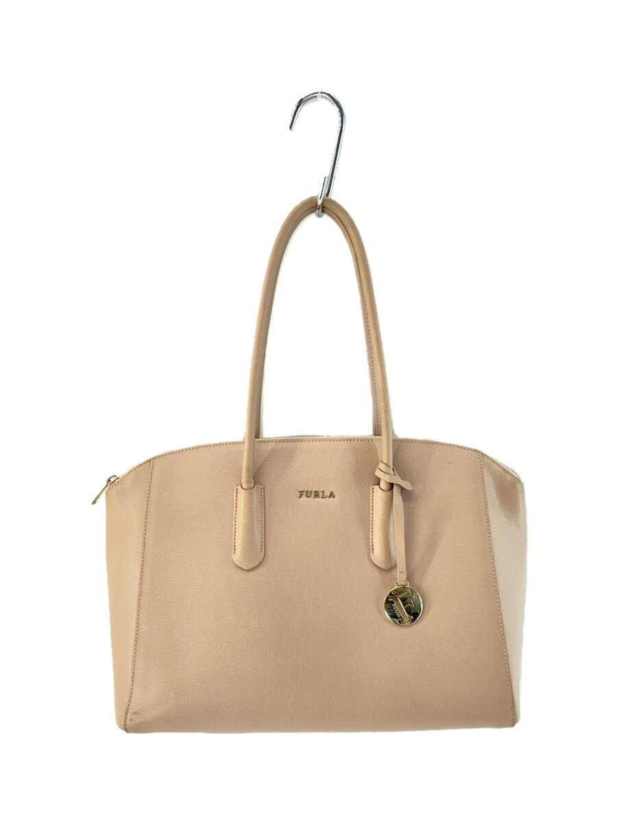 【中古】FURLA◆トートバッグ/レザー