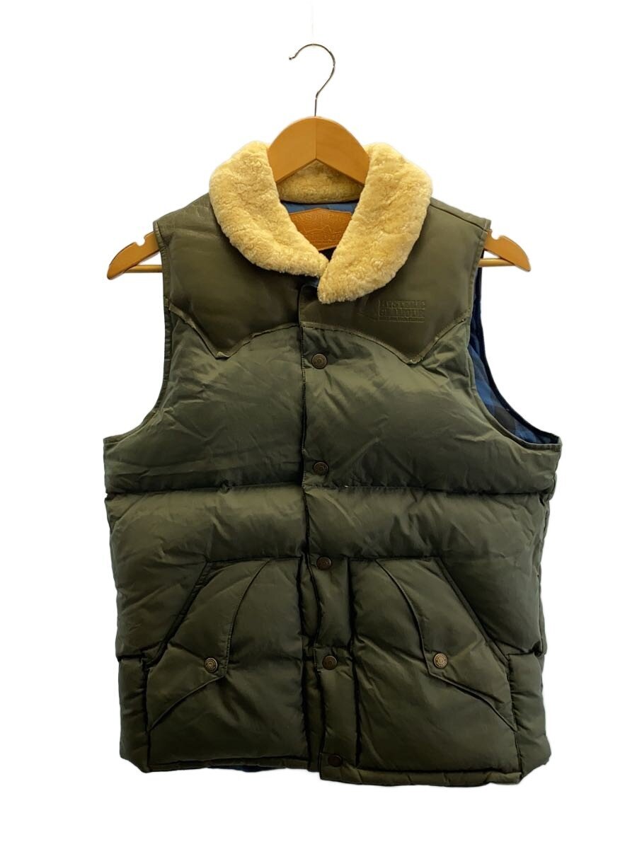 【中古】HYSTERIC GLAMOUR◆ダウンベスト/S/ナイロン/GRN/0294AV03【メンズウェア】