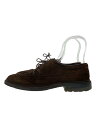 【中古】Alden◆ドレスシューズ/US7/BRW/スウェード/9752c【シューズ】