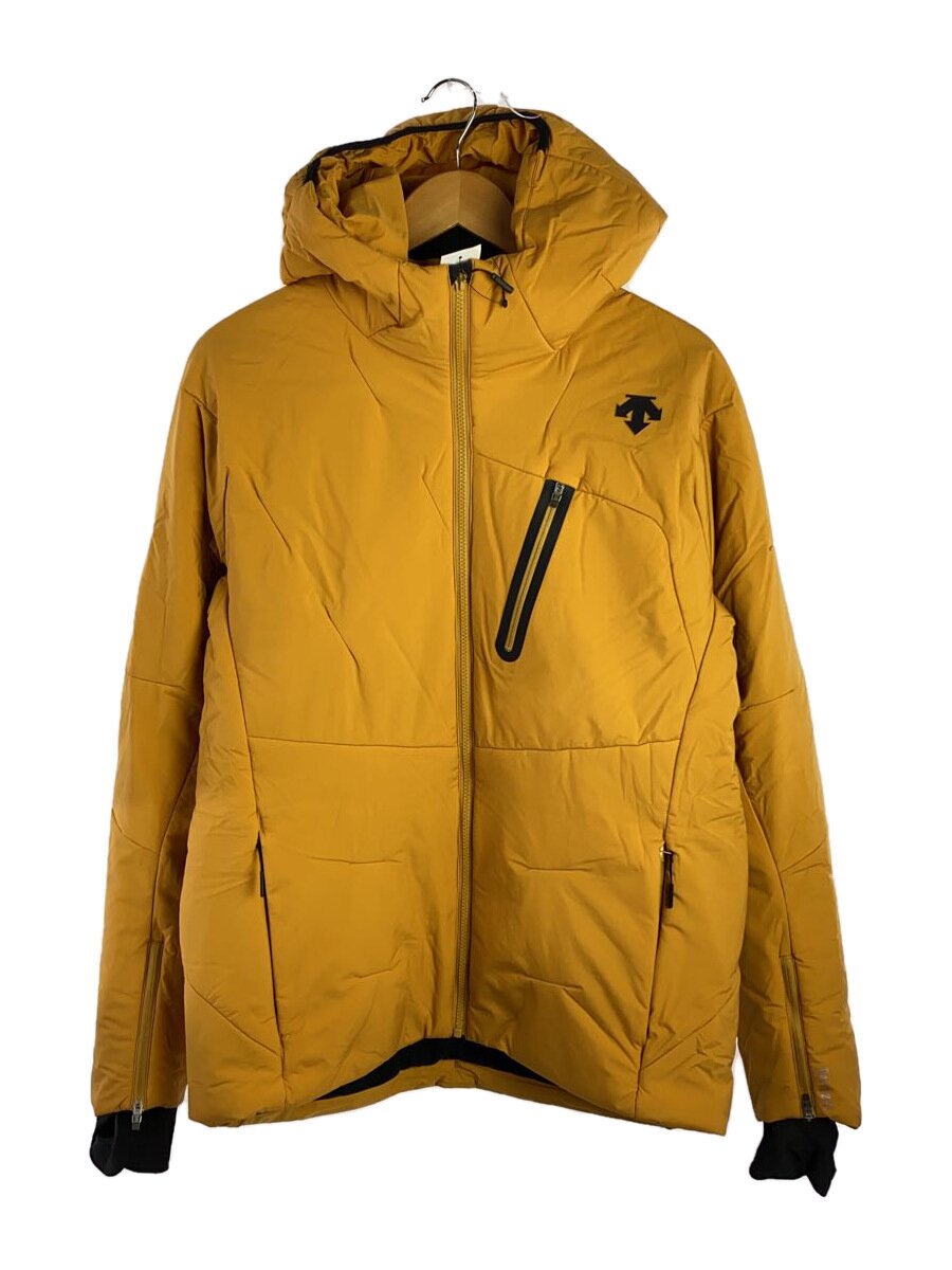 【中古】DESCENTE◆PUFF JACKET/ウェアー/O/YLW/DWUUJK56【スポーツ】