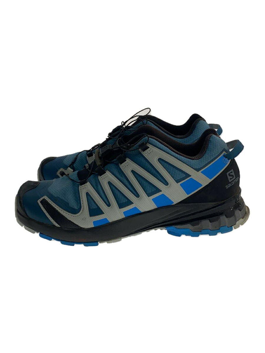 【中古】salomon◆ローカットスニーカー/27.5cm/BLU/416292/XAPro3Dv8/goretex【シューズ】