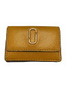 【中古】MARC JACOBS◆THE SNAPSHOT MINI TRIFOLD/3つ折り財布/合皮/ロゴ/YLW/レディース【服飾雑貨他】