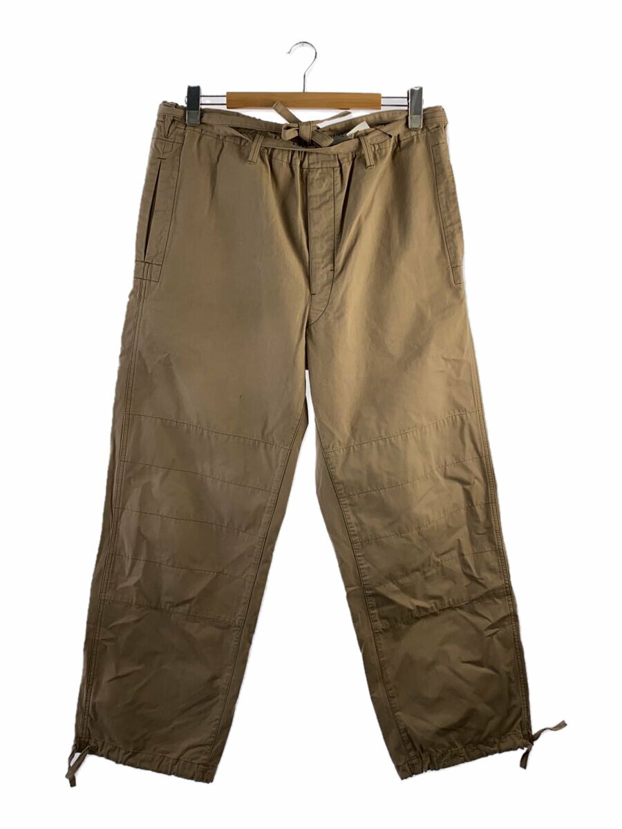 【中古】LEMAIRE◆21SS/DRAWSTRING JUDO PANTS/パンツ/S/コットン/ベージュ【メンズウェア】