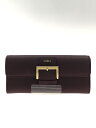 【中古】FURLA◆フルラ/長財布/PUP/無地/レディース【服飾雑貨他】