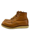 【中古】RED WING◆レッドウィング/9875/復刻/犬タグ/アイリッシュセッター/レースアップブーツ/US7.5/キャメル【シューズ】