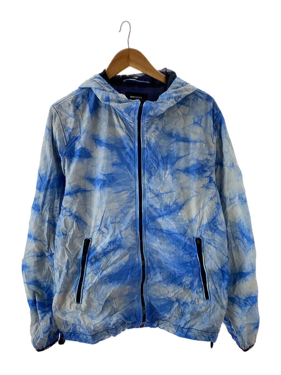 【中古】DIESEL◆ナイロンジャケット/M/ナイロン/BLU/CAMO ACID WINDBREAKER【メンズウェア】