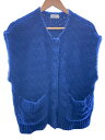【中古】IENA◆ニットベスト(厚手)/FREE/コットン/NVY/23-080-900-3630-3-0/23AW/モールツイート【レディースウェア】