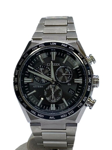 【中古】CITIZEN◆腕時計/アナログ/ステンレス/BLK/SLV/E660-007C801【服飾雑貨他】 【中古】CITIZEN◆腕時計/アナログ/ステンレス/BLK/SLV/E660-007C801【服飾雑貨他】