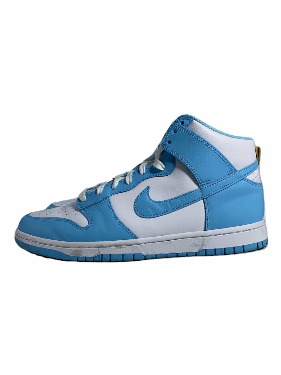 【中古】NIKE◆DUNK HI RETRO_ダンク ハイ レトロ/29cm/BLU【シューズ】