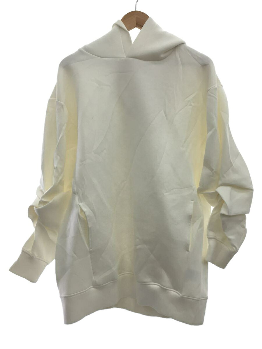 【中古】MAVIMOON◆長袖ワンピース/M/レーヨン/WHT/無地【レディースウェア】