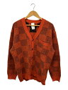 【中古】PS Paul Smith◆HAPPY/ブロックチェックカーディガン/L/コットン/ORN/PY-5C-87168【メンズウェア】