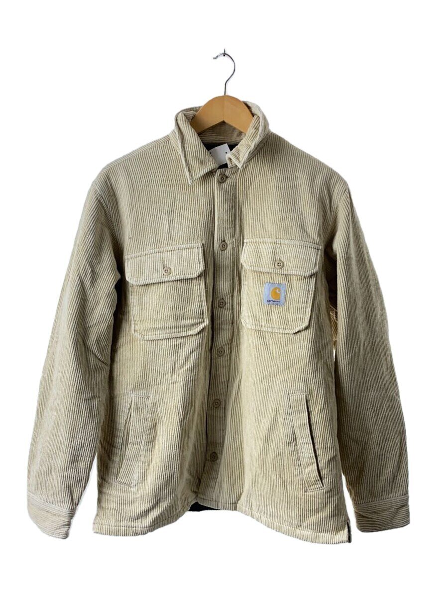 【中古】Carhartt◆ジャケット/M/コットン/BEG/whitsome shirt jac【メンズウェア】