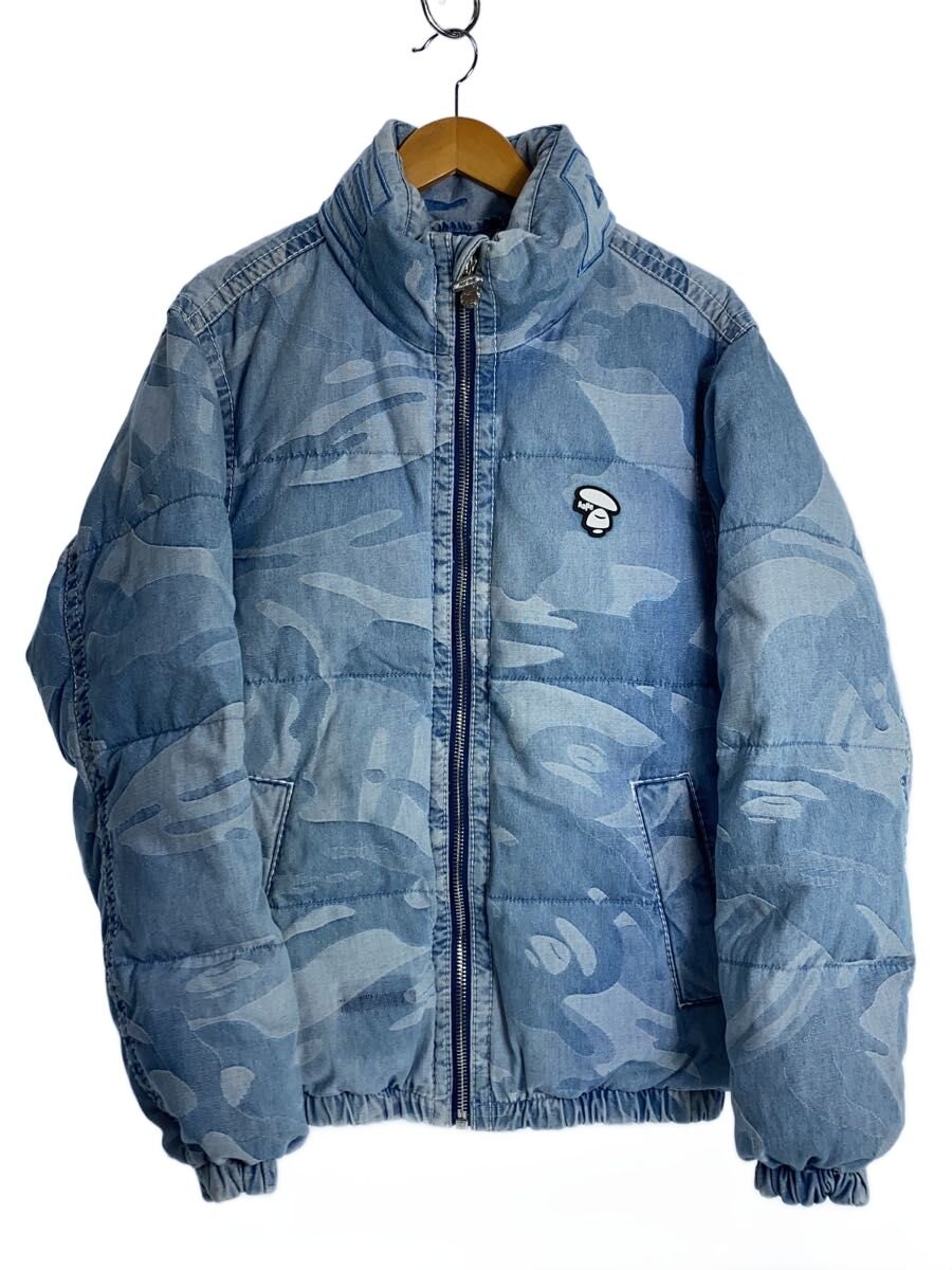 だ*◎様 A BATHING APE ブルーカモ ダウンジャケット Lサイズ 楽天市場】A BATHING APE ダウンジャケット（カラーブルー）（メンズ