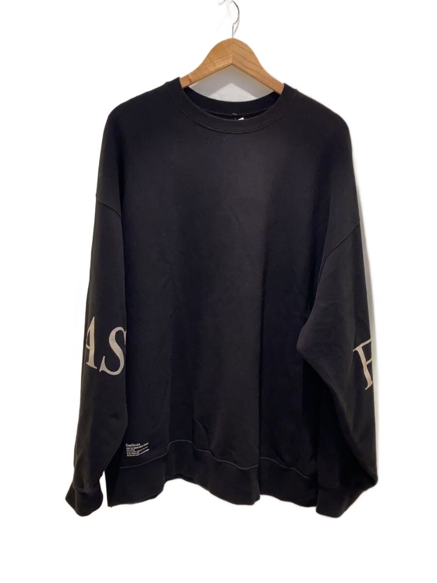 FreshService◆スウェット/XL/コットン/BLK/FSW-23-SW-228AS