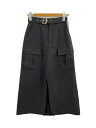 【中古】HARE◆カーゴスカート/FREE/ポリエステル/BLK/HAL05274AD【レディースウェア】