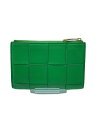 【中古】BOTTEGA VENETA◆2つ折り財布/レザー/GRN/無地/レディース/A00158889U【服飾雑貨他】(4)