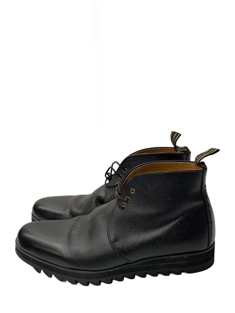 【中古】foot the coacher◆チャッカブーツ/--/BLK【シューズ】
