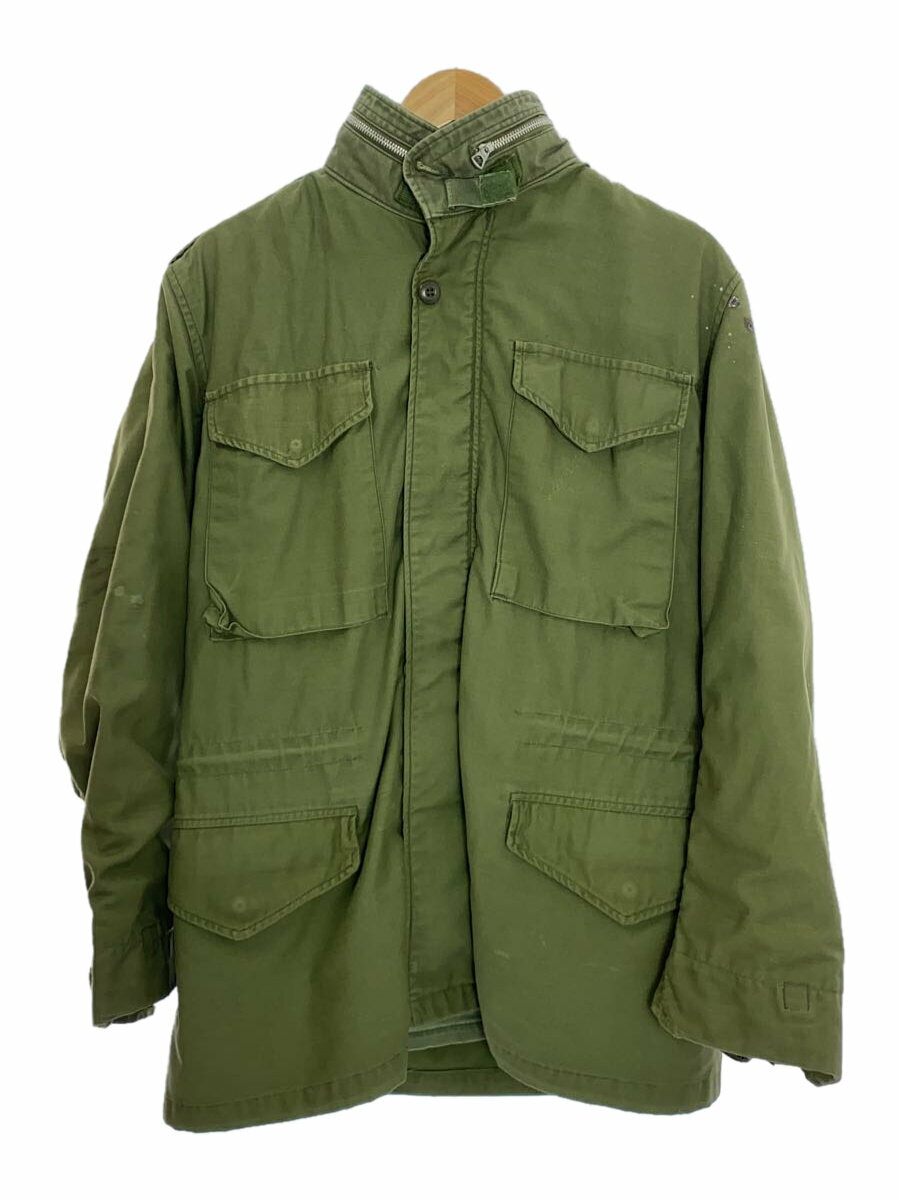 【中古】US.ARMY◆60~70s/M-65/ジャケット/--/コットン/カーキ/無地【メンズウェア】