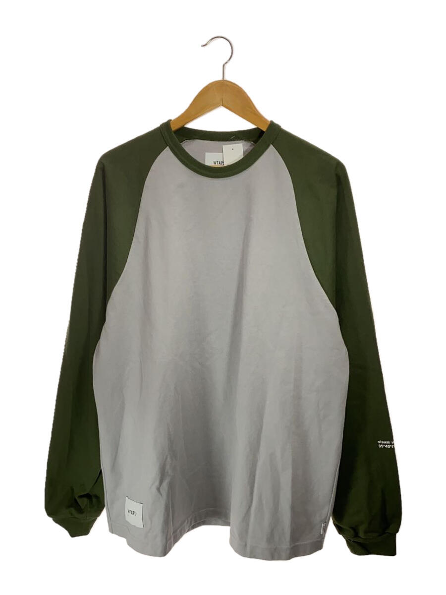 楽天2nd STREET 楽天市場店【中古】WTAPS◆IAN / RAGLAN / CTPL. GPS/長袖Tシャツ/4/コットン/KHK/222ATDT-CSM24【メンズウェア】