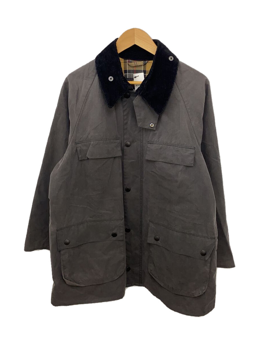 【中古】Barbour◆JS OS LONG BEDALE/ビデイルジャケット/40/コットン/GRY/222MWX2175【メンズウェア】