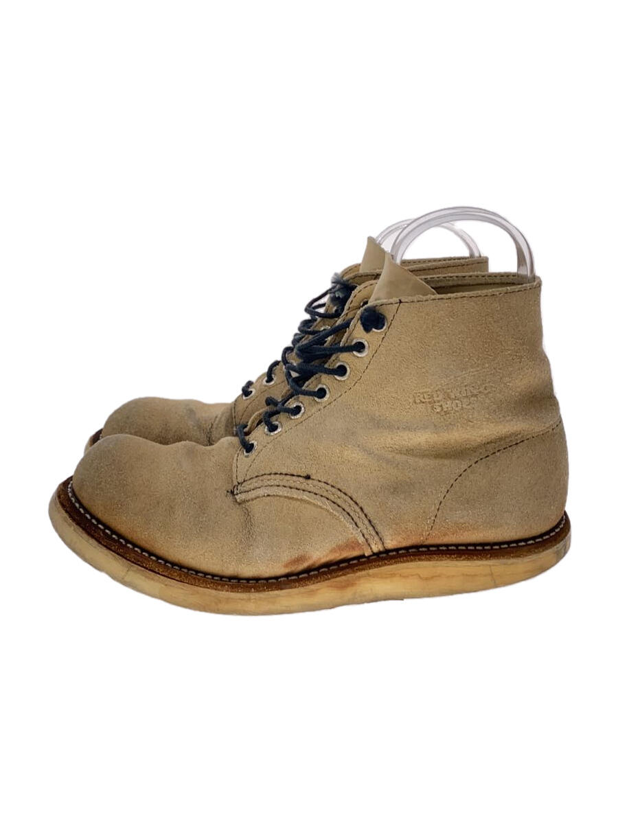 【中古】RED WING◆レースアップブーツ/US7/CML/スウェード/8167【シューズ】