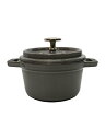 【中古】Staub◆鍋/16cm未満/GRY/1101418【キッチン用品】