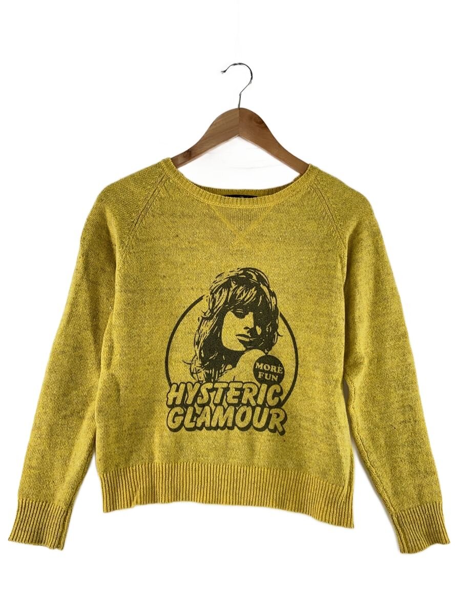 【ブランド】HYSTERIC GLAMOUR 【ブランドカナ】ヒステリックグラマー 【型番】 【程度】B 【サイズ】FREE 【メインカラー】イエロー 【素材・生地】コットン 【キーワード】　　 2026/01/21 セカンドストリート沼津学園通り店【2576】【中古】HYSTERIC GLAMOUR◆ニット・セーター(薄手)/FREE/コットン ブランド HYSTERIC GLAMOUR 型番 カラー イエロー 柄 素材・生地 コットン>色・素材について サイズ FREE>サイズ表示について 実寸（cm） 【カットソー】 身幅：38 / 着丈：48 / ゆき：75 【その他】 その他サイズ：/ 商品は　セカンドストリート沼津学園通り店の店頭にて販売しております。商品に関するお問合わせは、お電話(TEL:055-929-1888)にて、問合わせ番号：2325764430145をお伝えください。 配送方法やお支払い方法に関するお問い合わせは、サポートセンターまでご連絡をお願いします。 ※お電話の対応は営業時間内のみとなります。お問い合わせフォームでお問い合わせの際はご注文番号をご記入下さい この商品に関する出品店舗からのコメント 使用による多少の毛羽立ち・僅かな汚れ等、少々使用感がございますが、目立ったダメージ・汚れ等は無く、まだまだ長くご使用頂けるお品物です。店頭との併売商品の為、状態が画像と少々異なる場合が稀にございます事を予めご了承くださいませ。商品に関してご不明な点がございましたらお気軽に当店までお問い合わせくださいませ。