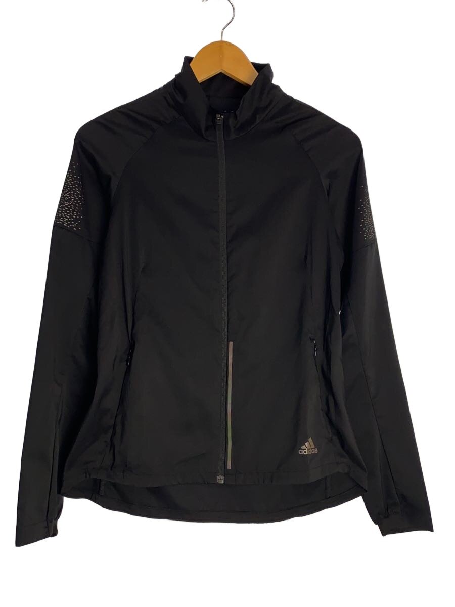 【中古】adidas◆SUPERNOVA CONFIDENT 3S JACKET/OT/BLK/CZ5466//【スポーツ】