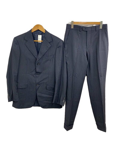 【中古】Ermenegildo Zegna◆セットアップ/44/ウール/NVY/ストライプ【メンズウェア】 【中古】Ermenegildo Zegna◆セットアップ/44/ウール/NVY/ストライプ【メンズウェア】