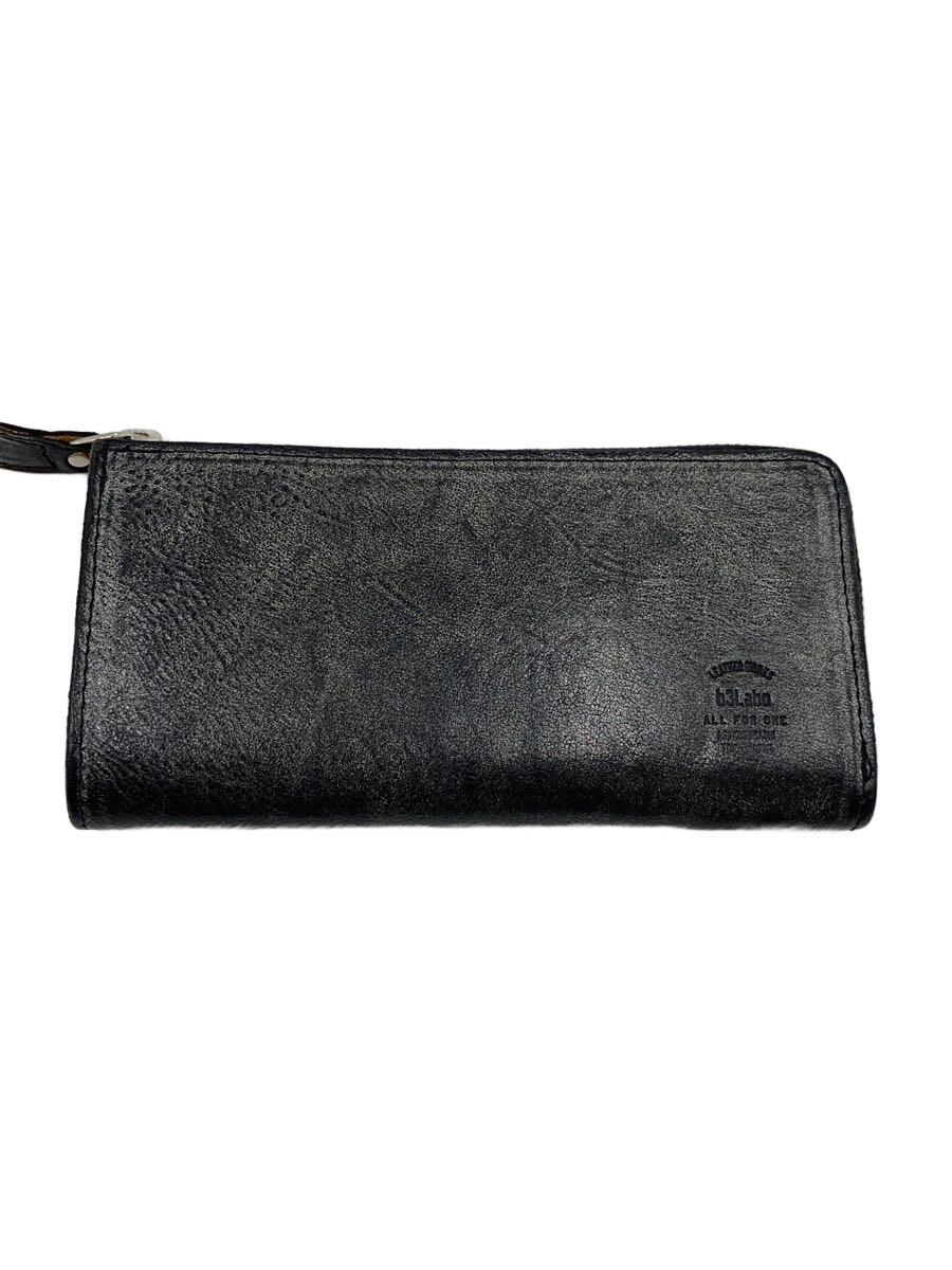 Rakuten - 【中古】長財布/レザー/BLK/メンズ【服飾雑貨他】