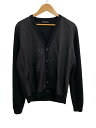 【中古】PRADA◆カーディガン(薄手)/52/--/BLK/smc381【メンズウェア】