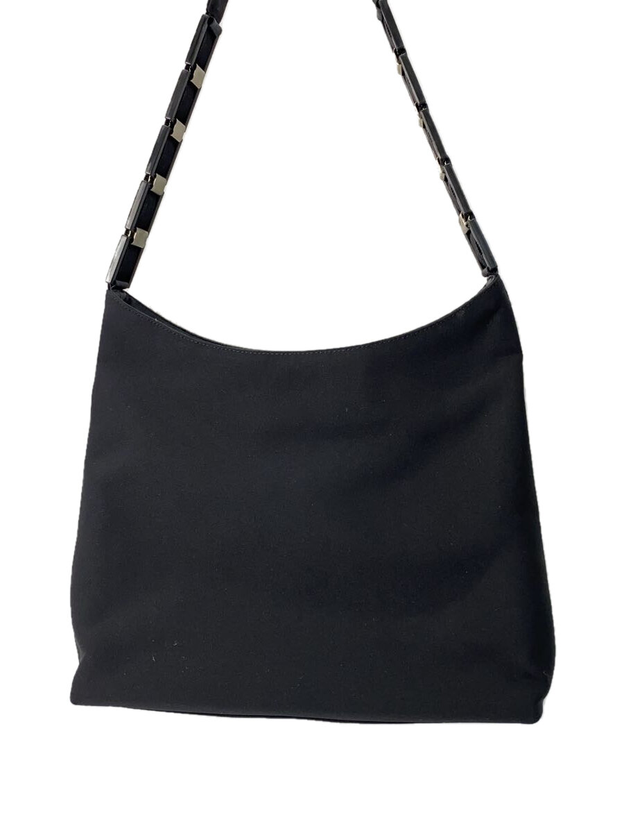 【中古】Salvatore Ferragamo◆ショルダーバッグ/--/BLK/無地/AU-21 9376【バッグ】