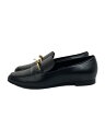 【中古】CHARLES&amp;KEITH◆ローファー/35/BLK/レザー//【シューズ】