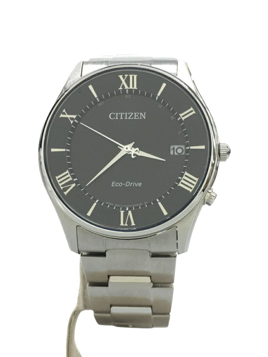 【中古】CITIZEN◆ソーラー腕時計/アナログ/ステンレス/SLV/SLV/H415-S112907/Eco-Drive【服飾雑貨他】