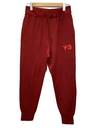 【中古】Y-3◆ボトム/S/ポリエステル/RED/無地/DP0601【メンズウェア】 【中古】Y-3◆ボトム/S/ポリエステル/RED/無地/DP0601【メンズウェア】