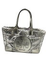 【中古】TORY BURCH◆トートバッグ/--/SLV【バッグ】(4)
