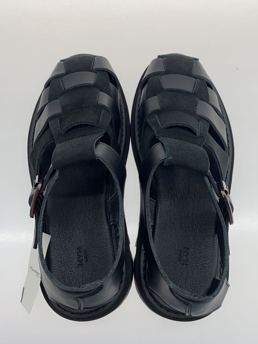 【中古】WYM LIDNM◆サンダル/--/BLK/レザー【シューズ】