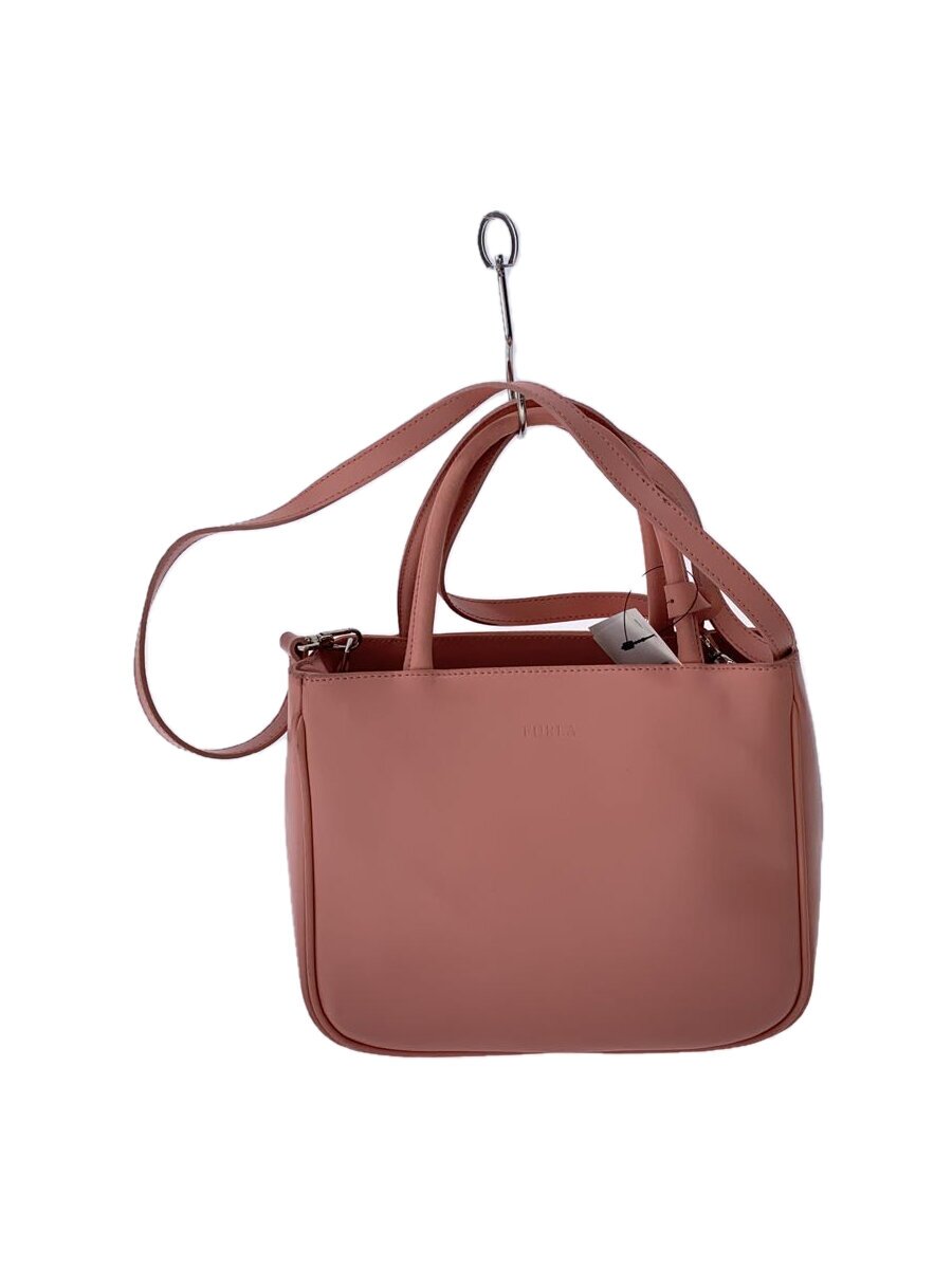 【中古】FURLA◆ハンドバッグ/--/PNK/�