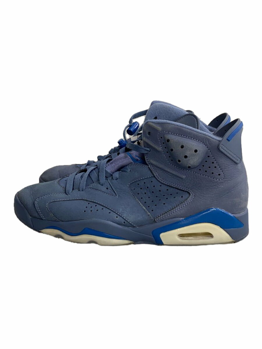 NIKE◆AIR JORDAN 6 RETRO/エアジョーダンレトロ/ブルー/384664-400/28.5cm/ブルー//