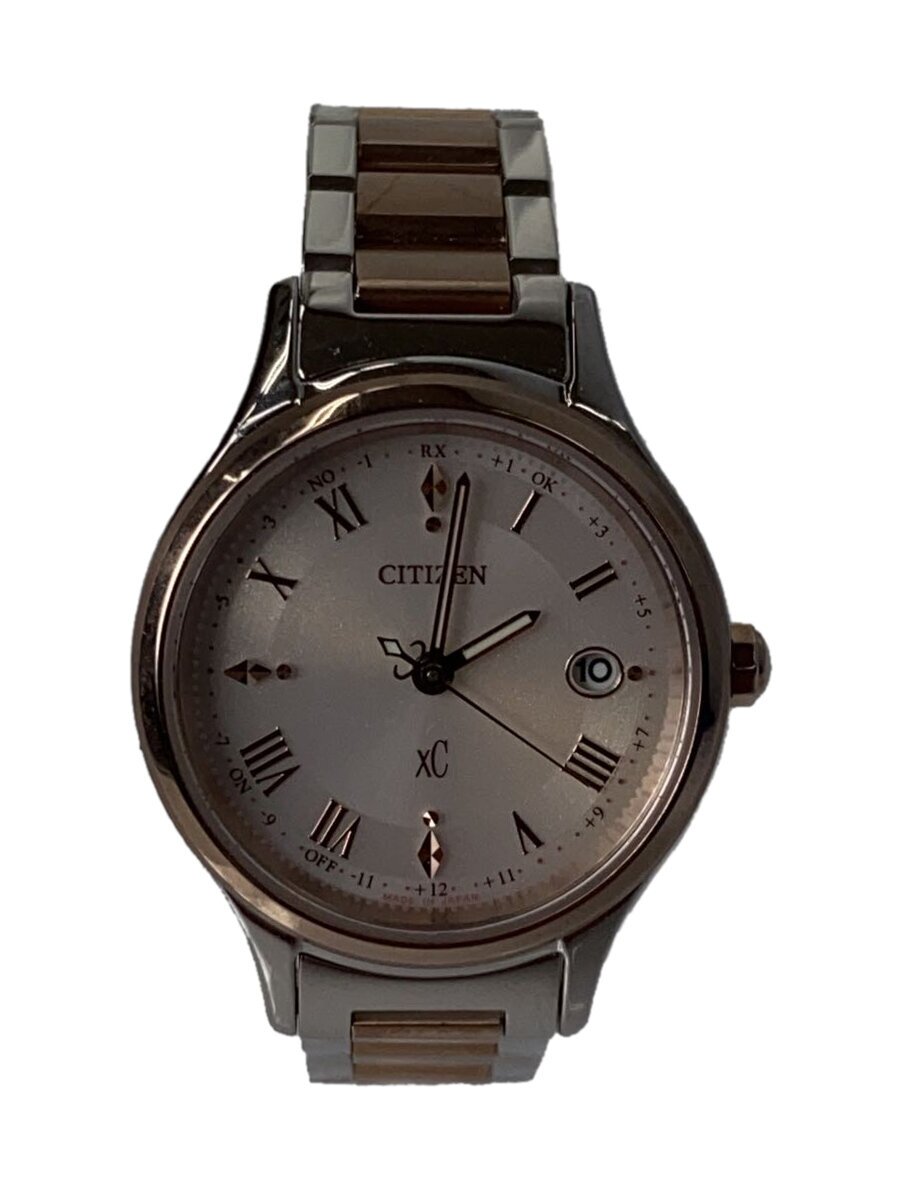 【中古】CITIZEN◆腕時計/アナログ/ステンレス/GLD/SLV/H060-005vs02【服飾雑貨他】