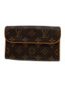 【中古】LOUIS VUITTON◆ポシェット・フロランティーヌ_モノグラム・キャンバス_BRW/PVC/BRW【バッグ】