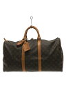 【中古】LOUIS VUITTON◆キーポル50_モノグラム_BRW/PVC/BRW【バッグ】