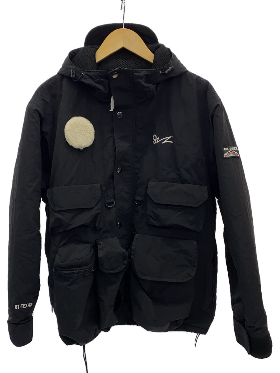 【中古】81teez/ナイロンジャケット/--/ナイロン/BLK【メンズウェア】