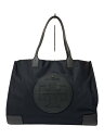 【中古】TORY BURCH◆エラ/ナイロン/BLK/無地/10008684【バッグ】